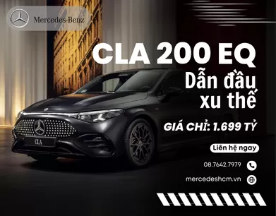 CLA 200 điện hoàn toàn mới - Cơn sốt thị trường xe điện