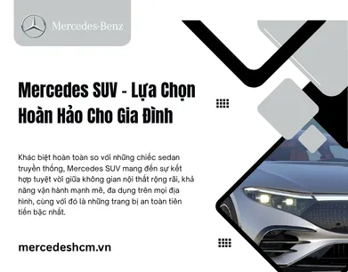 Mercedes SUV – Lựa Chọn Hoàn Hảo Cho Gia Đình